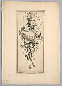 Trophy by Gabriel Huquier, French, 1695–1772