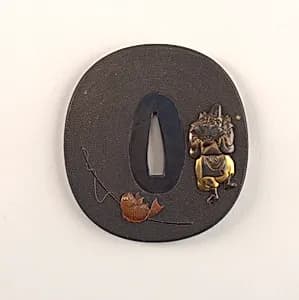 Tsuba by Iwamoto Konkwan, Japanese, 1755 – 1801