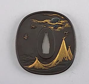 Tsuba by Tenkodo Hidekuni, Japanese, Kawabayashi, 1825 - 1891