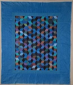 Tumbling Blocks by Unidentified