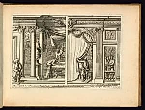 Two Alcove Designs by Jean Le Pautre, French, 1618–1682