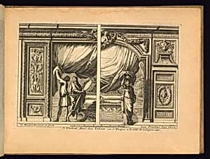 Two Alcove Designs by Jean Le Pautre, French, 1618–1682