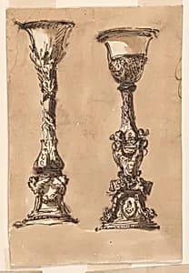 Two chalices by Giuseppe Barberi, Italian, 1746–1809
