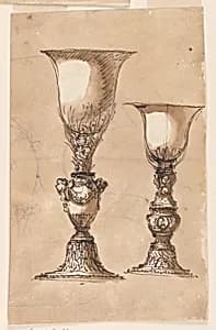 Two chalices by Giuseppe Barberi, Italian, 1746–1809