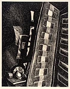 Two Doors--Interior by Wanda Gág