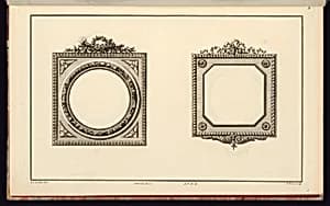 Two Frame Designs by Richard de Lalonde, French, active 1780–96