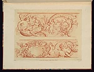 Two Frieze Designs by Jean-Baptiste Huet, French, 1745 – 1811