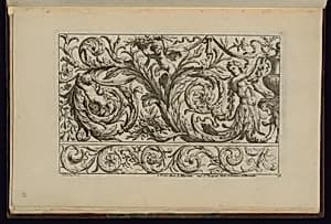 Two Frieze Designs by Alexis Loir, French, 1640 - 1713