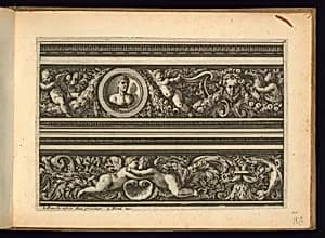 Two Frieze Designs by Jean Le Pautre, French, 1618–1682