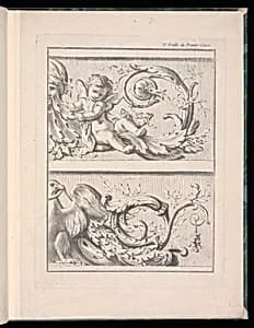 Two Frieze Designs by Jean-Baptiste Huet, French, 1745 – 1811