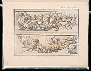 Two Frieze Designs by Jean-Baptiste Huet, French, 1745 – 1811