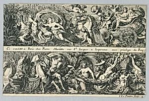 Two Friezes by Jean Le Pautre, French, 1618–1682