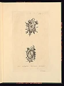 Two Trophy Designs by Jacques Ignace de Latouche, French, 1694 – 1781