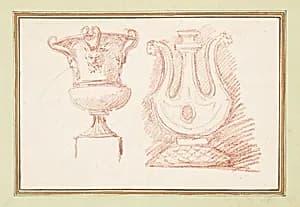 Two urns by Jean-Robert Ango, French, active in Rome 1759 –1770, d. 1773