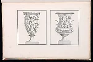 Two Vase Designs by Charles Normand, French, 1765 – 1840