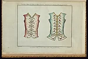 Two Waistcoat Designs by Pierre Ranson, French, 1736–1786