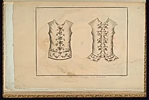 Two Waistcoat Designs by Pierre Ranson, French, 1736–1786