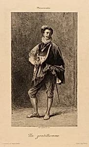 Un Gentilhomme by Adolphe Lalauze, French