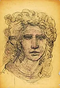 (Untitled--Head) by George Grey Barnard