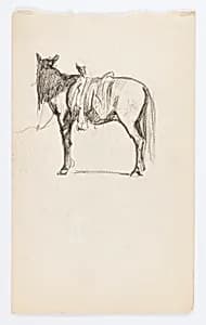 Untitled (Horse) by Howard Russell Butler