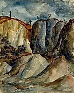 Untitled Landscape by Unidentified (American)
