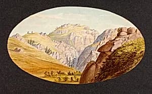 Untitled (Mountain Scene) by Edward S. Siebert