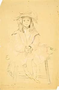 Untitled (Seated Young Girl) by Louise Cox, American, 1865 - 1945