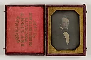 Untitled (Young Man) by David Collins, active Springfield, MA 1840s-1850s