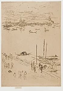 Upright Venice by James McNeill Whistler (1834-1903)