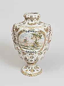 Urn by Olérys-Laugier Factory, France, founded 1738