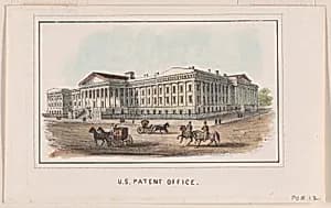 U.S. Patent Office by Unidentified Artist