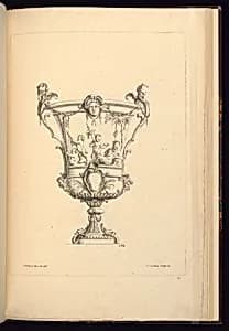 Vase Design by Jean-Bernard Turreau, French, 1672 - 1731