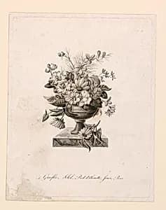 Vase of Flowers by Charles Bance, French, active 1793 - 1823