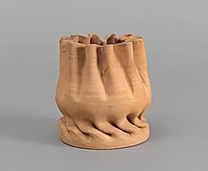 Vase by George E. Ohr, American, 1857–1918