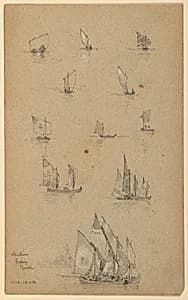 Venetian Fishing Boats by Arnold William Brunner, American, 1857–1925