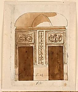 Vestibule wall by Giuseppe Barberi, Italian, 1746–1809