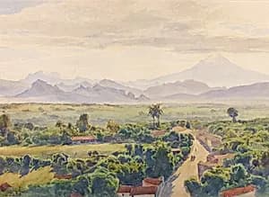 View of Cuernavaca by Henry Otto Wix