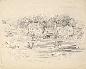View of Provincetown by Henry Farrer