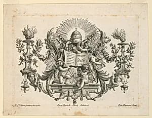 Vignette by Federico Mastrozzi, Italian, active 18th century