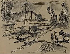 Vigo Bridge by George Overbury "Pop" Hart
