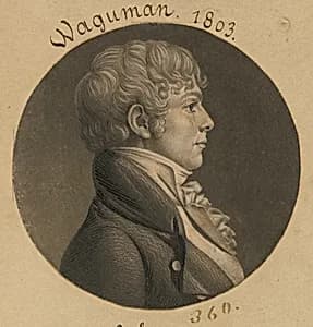 Waggaman by Charles Balthazar Julien Févret de Saint-Mémin, 12 Mar 1770 - 23 Jun 1852