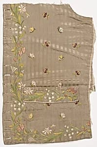 Waistcoat fragment by Unknown