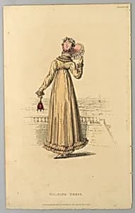 Walking Dress by Rudolph Ackermann, English, b. Germany, 1764–1834