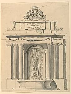 Wall Fountain by Giuseppe Valadier, Italian, 1762–1839
