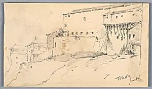 Walls in Toledo by Arnold William Brunner, American, 1857–1925