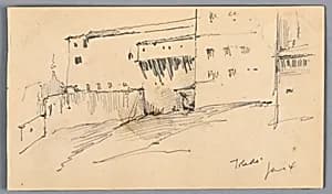 Walls in Toledo by Arnold William Brunner, American, 1857–1925