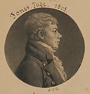 Walter Jones by Charles Balthazar Julien Févret de Saint-Mémin, 12 Mar 1770 - 23 Jun 1852
