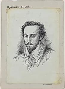 Walter Sir Raleigh by Jacques Reich, 10 Aug 1852 - 8 Jul 1923