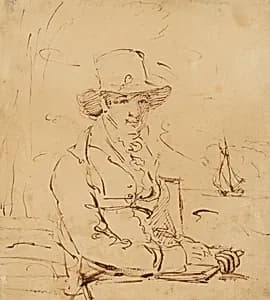Washington Irving by John Wesley Jarvis, 1780 - 14 Jan 1840