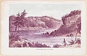 Whirlpool near Niagara by D. Friend, American